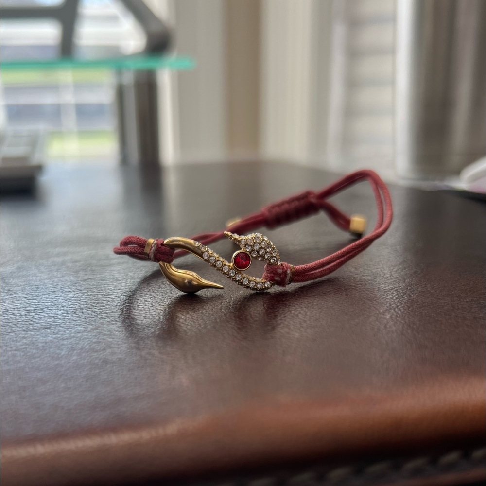 Swarovski slide bracelet, used a lot, please see pictures for description.